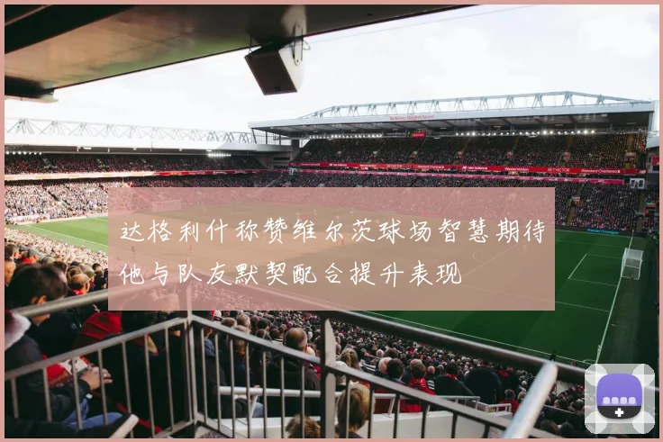 达格利什称赞维尔茨球场智慧期待他与队友默契配合提升表现